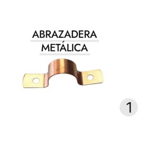Abrazadera Omega CU 1/2 De 2 Patas