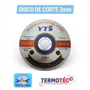 Disco De Cortar YTS 2mm