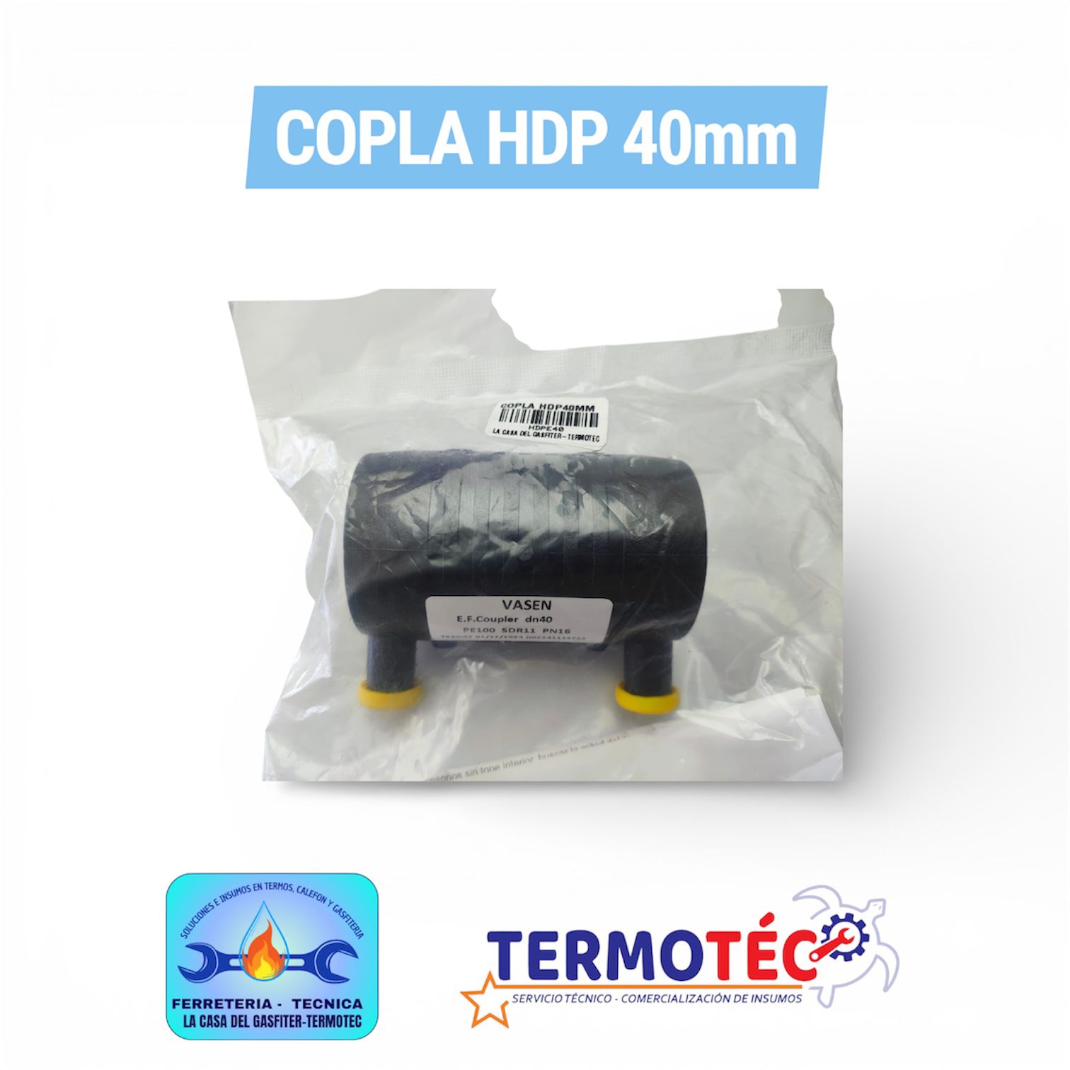Copla Electrofuccion 40mm
